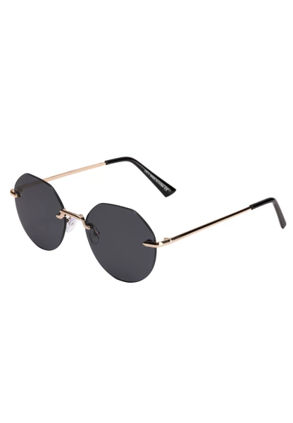 Leslii Sonnenbrille Rahmenlose Damen Sunglasses Designerbrille Rhimless In Gold