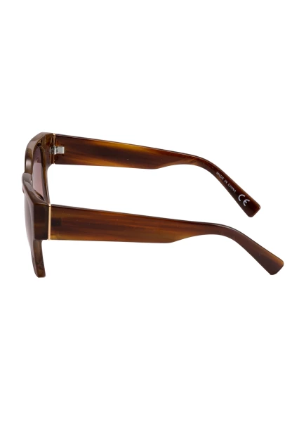 Leslii Sonnenbrille Retro Look Damen Sunglasses Designerbrille In Braun