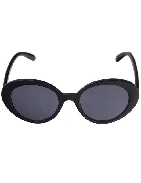 Leslii Sonnenbrille Retro Look Damen Sunglasses Designerbrille in Schwarz
