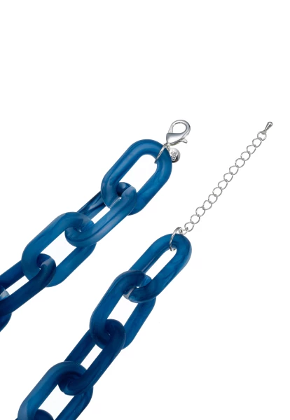 Leslii Statementkette Blau