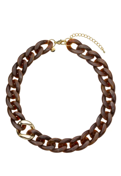 Leslii Statementkette Braun