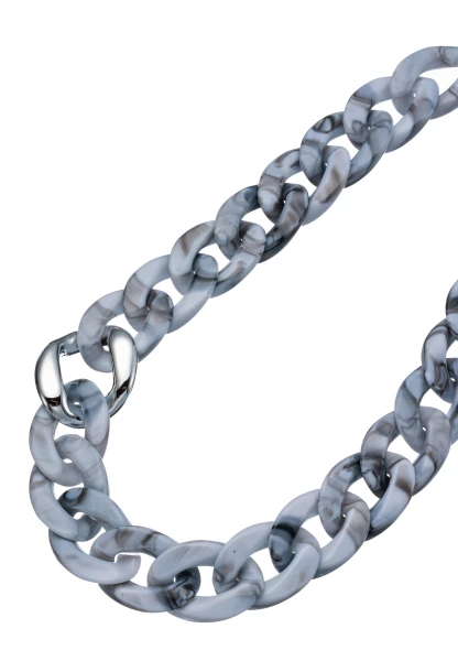 Leslii Statementkette Grau