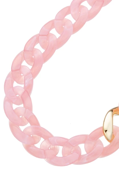Leslii Statementkette Rosa