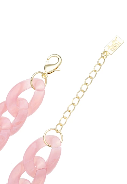 Leslii Statementkette Rosa