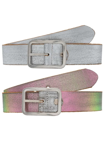 Leslii Wendegürtel Im Metallic-Look