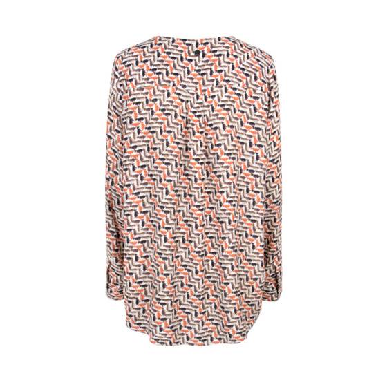 Lieblingsstück Alloverprint-Bluse Mit Rundhalsausschnitt