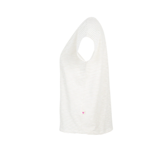 Lieblingsstück Gestreiftes T-Shirt Mit V-Ausschnitt