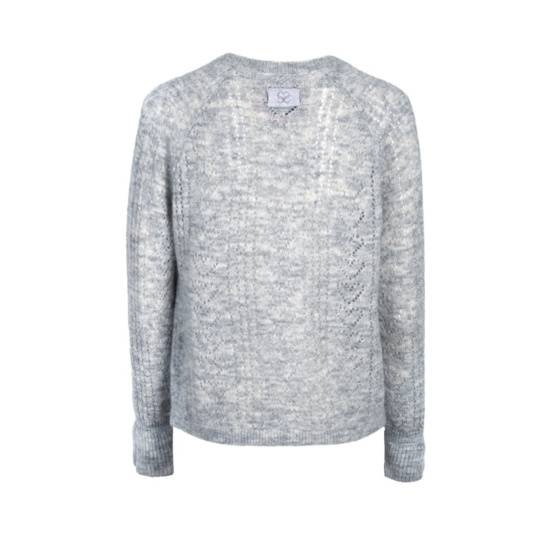 Lieblingsstück Jacke Mit Ausgestelltem Ärmel Und Herzchen-Strick