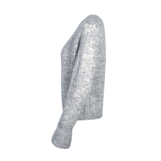 Lieblingsstück Jacke Mit Ausgestelltem Ärmel Und Herzchen-Strick