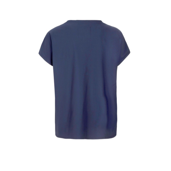 Lieblingsstück Knitterfreies T-Shirt Mit V-Ausschnitt