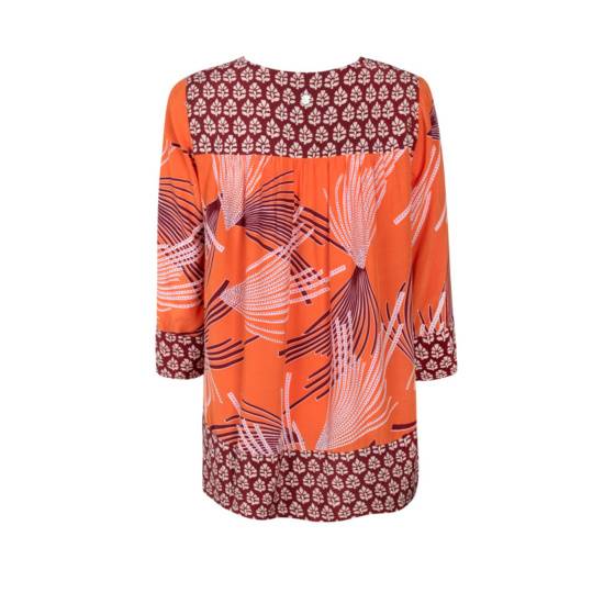 Lieblingsstück 3/4 Arm-Bluse Mit Bordüre