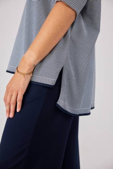 Lieblingsstück 3/4 Arm Strickshirt Mit Schlitz