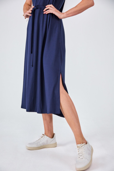 Lieblingsstück Ärmelloses Jerseykleid Mit Schlitz