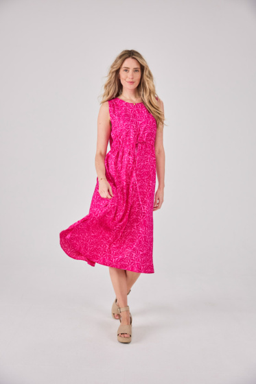 Lieblingsstück Ärmelloses Kleid Mit Blumenprint