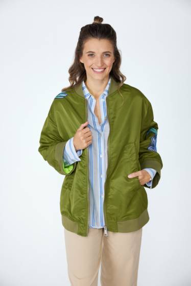 Lieblingsstück Bomberjacke Mit Stickerei