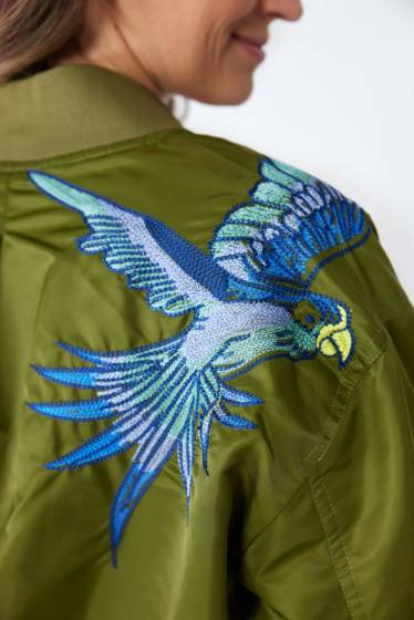 Lieblingsstück Bomberjacke Mit Stickerei