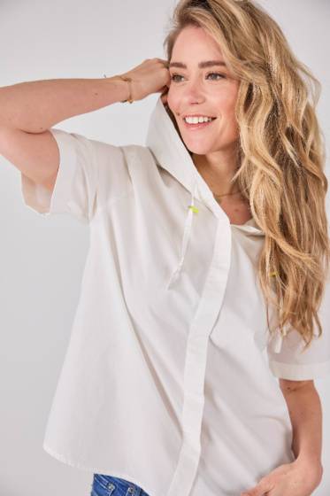 Lieblingsstück Durchgeknöpfte Bluse mit Kapuze