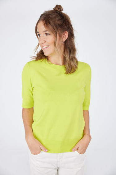 Lieblingsstück EP Halbarm Pullover Mit Rippenbund