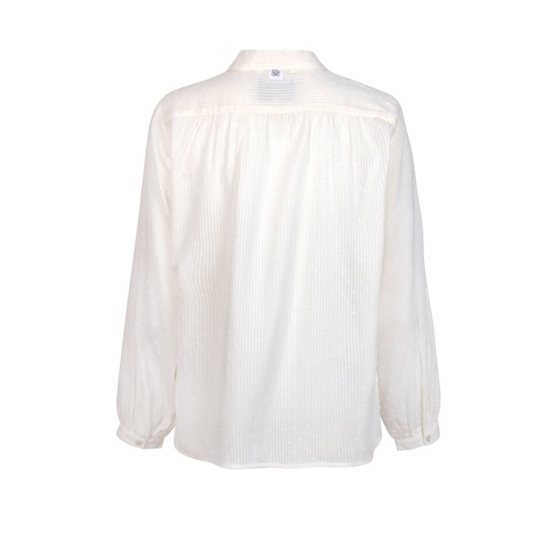 Lieblingsstück Hemdkragenbluse Mit Pünktchen-Optik