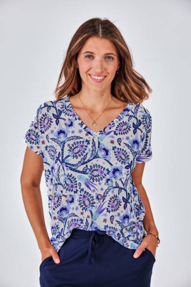 Lieblingsstück Kurzarm Sommer-Shirt Mit Print