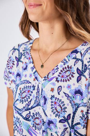 Lieblingsstück Kurzarm Sommer-Shirt Mit Print