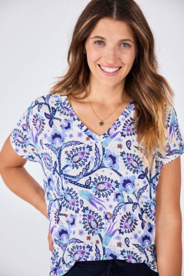 Lieblingsstück Kurzarm Sommer-Shirt mit Print