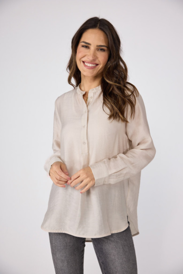 Lieblingsstück Langarm-Bluse Mit Knopfleiste