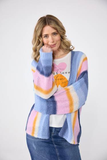 Lieblingsstück Offenes Ringel-Jäckchen