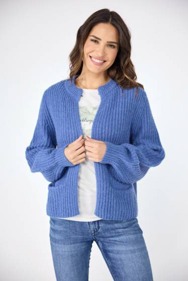 Lieblingsstück Puffärmel-Jacke Mit Alpakawolle