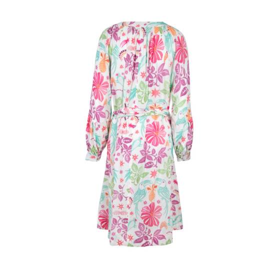 Lieblingsstück Puffärmelkleid Mit Paradise Print