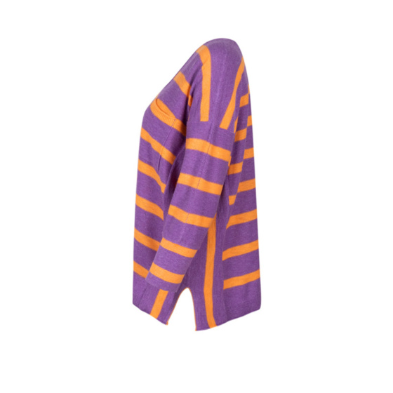 Lieblingsstück Pullover Brusttasche Und Streifen