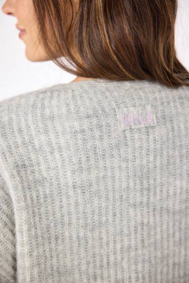 Lieblingsstück Rippenstruktur-Jacke Mit Knöpfen