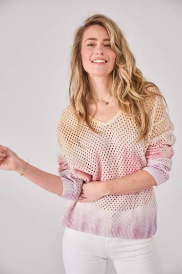 Lieblingsstück Sommerpullover Lochstick