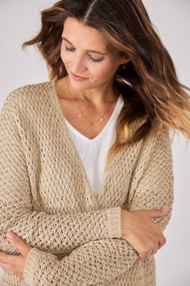 Lieblingsstück Strickjacke mit Strukturmuster