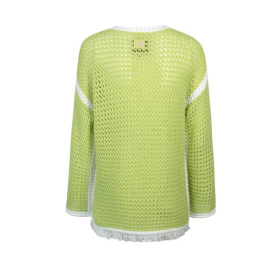 Lieblingsstück Stricktunika Mit Netzstruktur