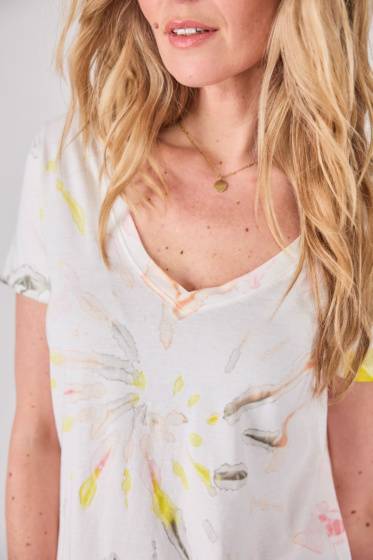 Lieblingsstück T-Shirt Mit Batik Motiv