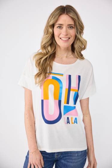 Lieblingsstück T-Shirt Mit Oh La La-Motiv