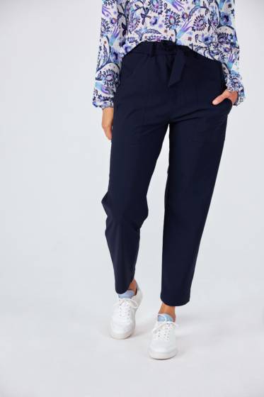 Lieblingsstück Weite Hose mit Bindegürtel