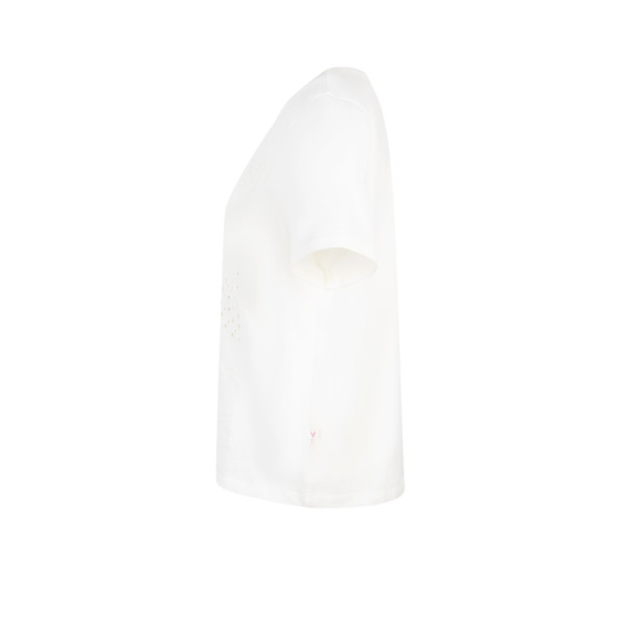 Lieblingsstück T-Shirt Mit Lochmuster Und Stickerei