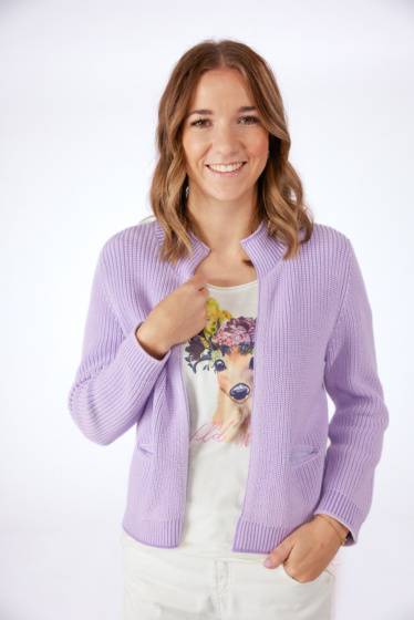 Lieblingsstück Trachtenjacke Mit Rippenstruktur Und Breitem Saum