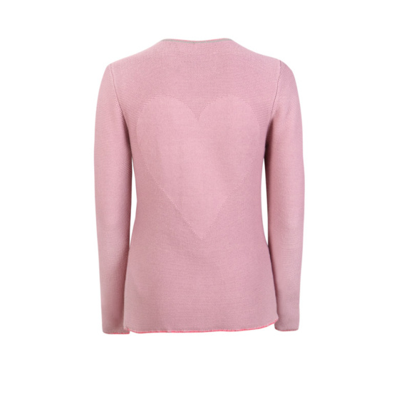 Lieblingsstück Trachtenstrickjacke Mit Herzintarsie Auf Dem Rücken