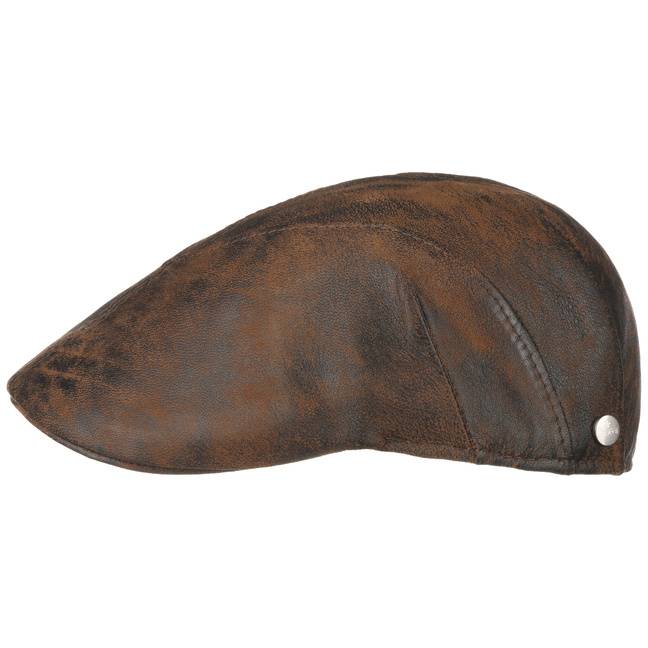 Lierys Leder Flatcap