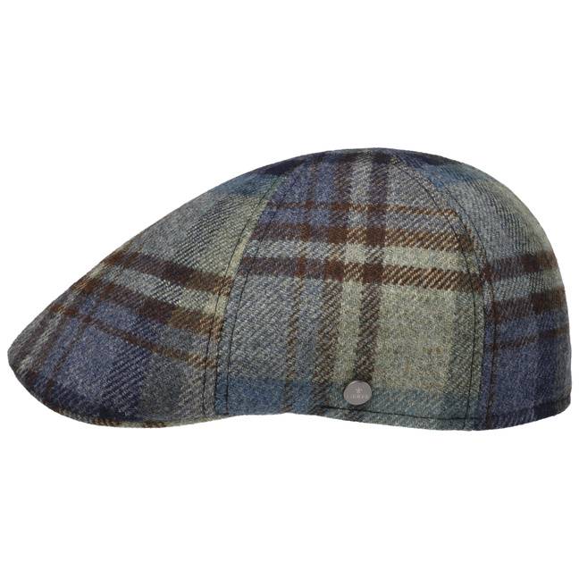 Lierys Vandover Wool Check Flatcap