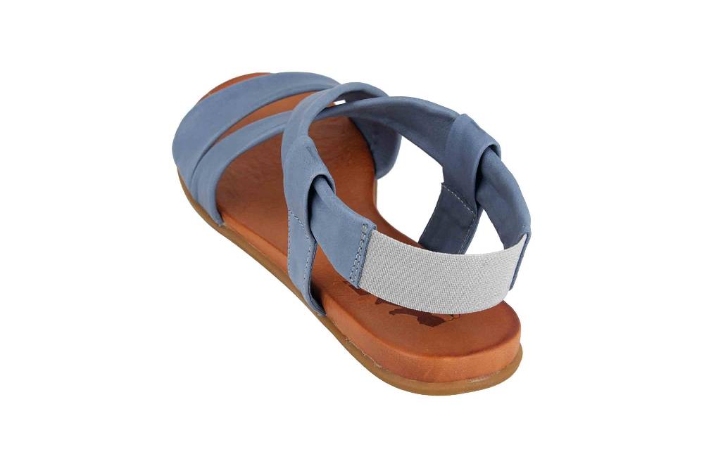 2GO Fashion Sandalen In Übergrößen Blau 8003-802-88 Große Damenschuhe