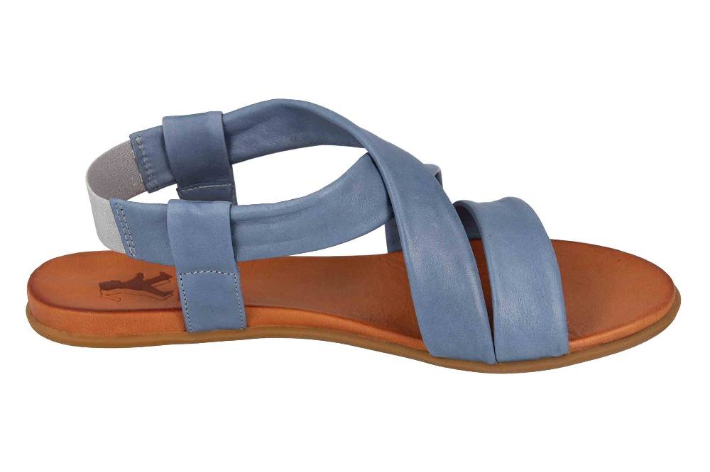 2GO Fashion Sandalen In Übergrößen Blau 8003-802-88 Große Damenschuhe