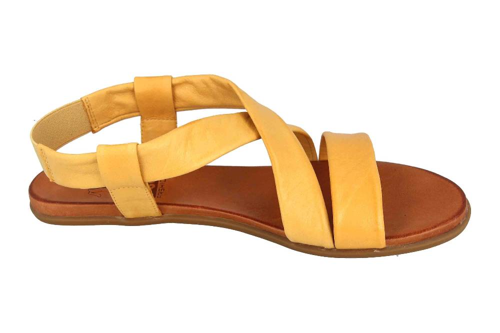 2GO Fashion Sandalen In Übergrößen Gelb 8003-802-6 Große Damenschuhe