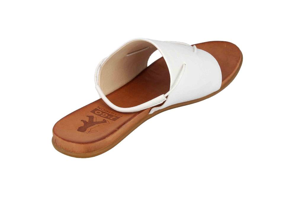 2GO Fashion Sandalen In Übergrößen Weiß 8003-801-1 Große Damenschuhe