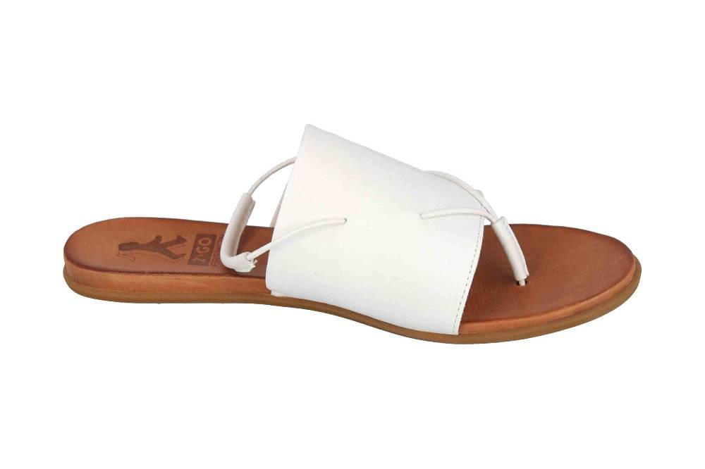 2GO Fashion Sandalen In Übergrößen Weiß 8003-801-1 Große Damenschuhe