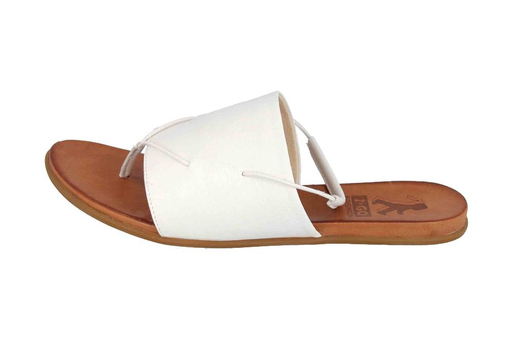 2GO Fashion Sandalen in Übergrößen Weiß 8003-801-1 große Damenschuhe