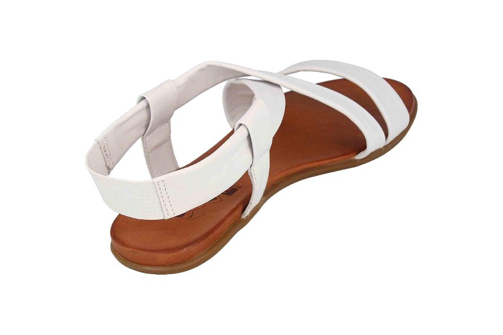 2GO Fashion Sandalen In Übergrößen Weiß 8003-802-1 Große Damenschuhe